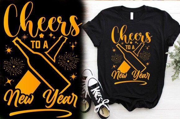 Cheers to a New Year Embroidery Design