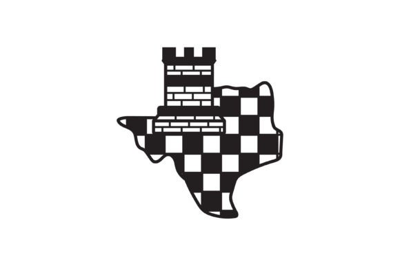 Texas Map Chess Castle Logo Review