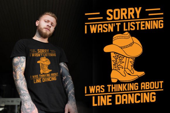 Vintage Line Dancing T-shirt Design Review