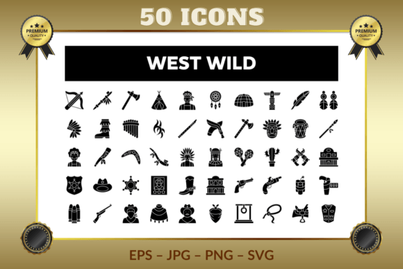 West Wild Glyph Icons Embroidery Review